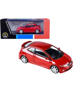 Paragon Honda Civic Type R FN2 Euro - Milano Red 1/64 Diecast Model