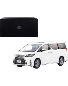 Kyosho 1/18 Lexus LM300h Hybrid Van - White Pearl Diecast Model Car