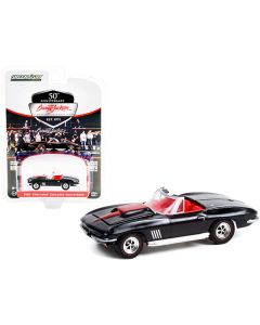 Greenlight 1967 Chevy Corvette Convertible - Black/Red Barrett-Jackson Edition 1/64 Scale Diecast