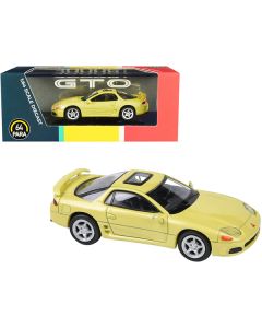 Paragon 1/64 Mitsubishi 3000GT GTO - Martinique Yellow Pearl Diecast with Sunroof