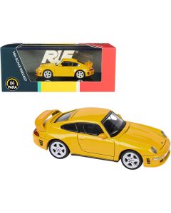RUF CTR2 Blossom Yellow 1/64 Scale Diecast Model Car by Paragon