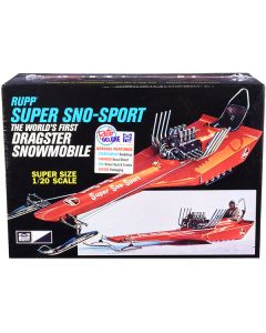 MPC Rupp Super Sno-Sport Snowmobile Dragster 1/20 Scale Model Kit (Skill 2) MPC961