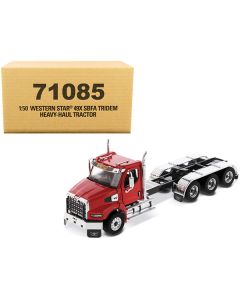 Diecast Masters Western Star 49X SBFA Tridem Day Cab - Heavy-Haul Truck Tractor - Viper Red - 1/50 Scale