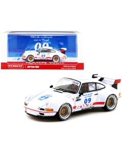 Tarmac Works RWB Backdate #09 White Metallic Idlers 12 Hours RAUH-Welt BEGRIFF 1/43 Diecast Model Car