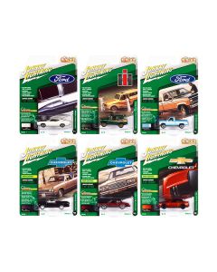 Johnny Lightning Classic Gold Collection Set A (6 Cars) - 1/64 Scale Diecast Models