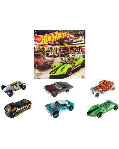Hot Wheels Legends 6-Piece Diecast Car Set - Bone Shaker, Deora II, 2 Jet Z, Twin Mill, The Nash, '67 Pontiac GTO