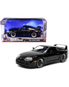 Jada 1995 Toyota Supra (Fast & Furious) Black 1/24 Diecast Model Car - MPN 33380