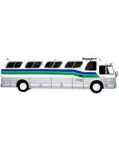 Iconic Replicas 1966 GM PD4107 "Buffalo" Voyageur Colonial Bus - Montreal Express 1/87 Scale Diecast Model
