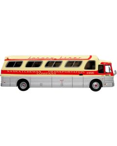 Iconic Replicas 1966 GM PD4107 "Buffalo" Coach Bus - Saskatchewan Transportation Co. - Saskatoon Destination - 1/87 Scale Diecast Model