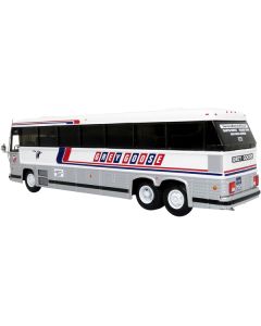 Iconic Replicas Grey Goose Lines MCI MC-12 Classic Bus - 1/87 Scale Diecast Model