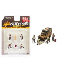 American Diorama "Off-Road Adventure" 6-Piece Figurine Set (1/64 Scale) - Limited Edition