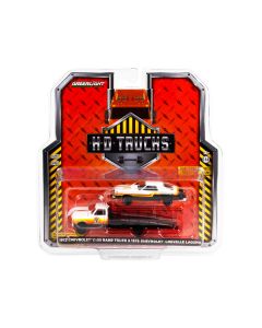 Greenlight 1972 Chevy C-30 Ramp Truck & 1976 Chevelle Laguna - Armor All H.D. Trucks Series - 1/64 Diecast