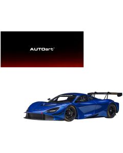 Autoart McLaren 720S GT3 - Azure Blue Metallic - 1/18 Scale - Composite Model Car