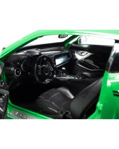 Auto World Nickey Camaro SS 1LE - Krypton Green w/ Black Hood - 1/18 Diecast (AMM1276)