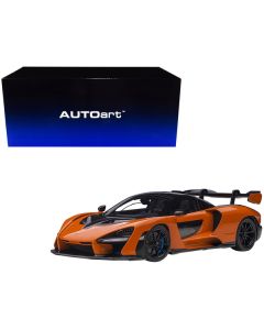 Autoart McLaren Senna Trophy, Mira Orange & Black with Carbon Accents, 1/18 Scale Model Car (MPN: 76078)