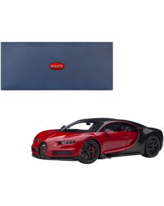 Autoart Bugatti Chiron Sport (Italian Red/Carbon Black) 1/18 Scale Model Car