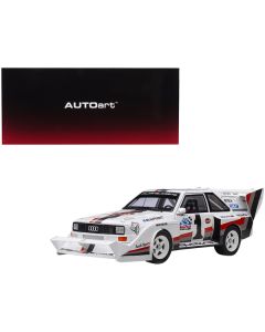 Autoart Audi Quattro S1 #1 Walter Röhrl Pikes Peak Winner (1987) 1:18 Scale Model