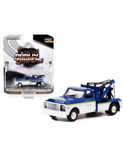 Greenlight 1972 Chevy C-30 Dually Wrecker - Goodyear Tire Testing - 1/64 Scale Diecast