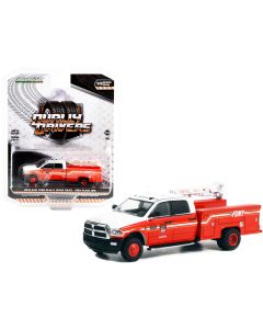 Greenlight FDNY Plant Ops 2018 Ram 3500 Dually Crane Truck - 4-inch Diecast Model