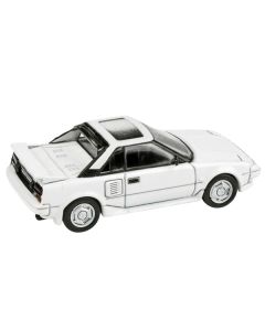 Paragon 1985 Toyota MR2 MK1 Super White (Sunroof) 1/64 Diecast Model