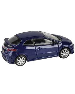 Paragon 2007 Honda Civic Type R FN2 Sapphire Blue Metallic 1/64 Diecast Model Car (PA-55396)