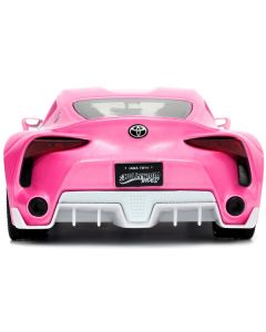 Jada Hollywood Rides Toyota FT-1 Pink Metallic & Pink Ranger 1/24 Diecast Model Car