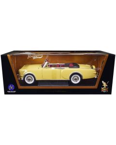 Road Signature 1953 Packard Caribbean Yellow 1/18 Scale Diecast Car - 10-Inch Replica