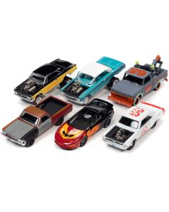 Johnny Lightning "Street Freaks" Release 4 Set A (6 Cars) - 1/64 Diecast Models