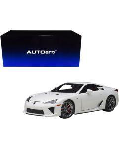 Autoart Lexus LFA 1/18 Scale - Whitest White with Red & Black Interior (Model 78850)