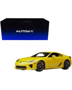Autoart Lexus LFA Pearl Yellow with Red & Black Interior 1/18 Scale Model Car (MPN: 78854)