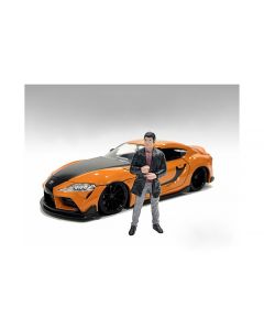 American Diorama 'Car Meet 3' Figurine - 3 Inch - 1/24 Scale - Poly-Resin Model Display