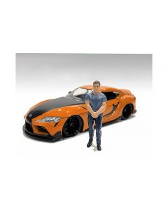 American Diorama "Car Meet 3" Figurine #4 - 1/24 Scale - Realistic Poly-Resin