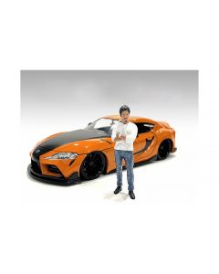 American Diorama Car Meet 3 Figurine 8, 1/24 Scale, 3-Inch - Model 76433