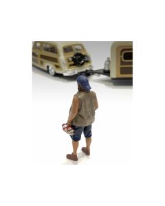 American Diorama Campers Figure 2, 1/24 Scale - Perfect for Dioramas!