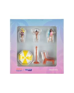 Tarmac Works 'Beach Girls' 5-Piece 1/64 Scale Figure Set: Sun, Sand & Style (No Car Included)