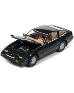 Johnny Lightning 1984 Nissan 300ZX - Dark Green with Black Stripes - 1/64 Diecast - Limited Edition