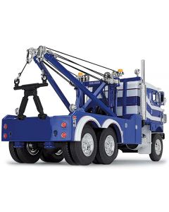 First Gear 1953 Kenworth Bullnose Holmes Wrecker Tow Truck - Rich Blue & White - 1/34 Scale Diecast