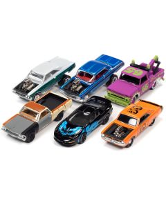Johnny Lightning 'Street Freaks' Set B Release 4 - 6 Car Diecast Set - 1/64 Scale