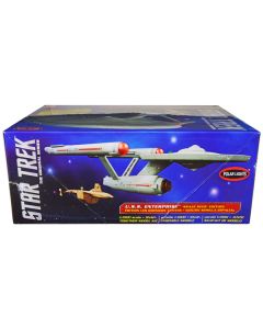 Polar Lights Star Trek U.S.S. Enterprise & S.S. Botany Bay 1/1000 Scale Model Kit - Snap-Together - 11.5" Enterprise, 4" Botany Bay