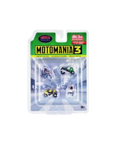 American Diorama Motomania 3 Diecast Set - Limited Edition (2 Figures, 2 Motorcycles) 1/64 Scale