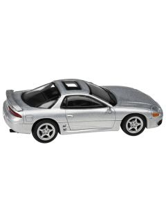 Paragon 1/64 Mitsubishi 3000GT GTO - Silver Metallic with Sunroof Diecast Model Car (PA-55139)