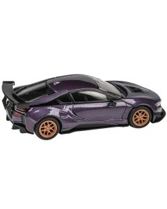 Paragon BMW i8 Liberty Walk - Twilight Purple Metallic with Gold Wheels - 1/64 Diecast Model