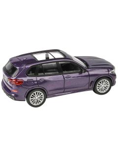 Paragon 2018 BMW X5 Daytona Violet Metallic with Sunroof 1/64 Diecast Model Car