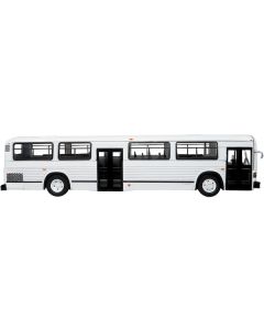 Iconic Replicas MCI Classic City Bus, Plain White, 1/87 Scale Diecast Model