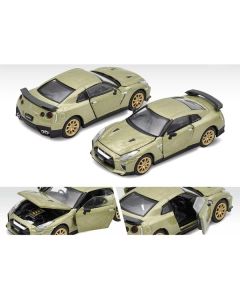 Era Car 2022 Nissan GT-R (R35) T-Spec RHD Millenium Jade Metallic 1/64 Diecast Model