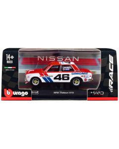 Bburago Datsun 510 #46 John Morton BRE Race Series - 1/43 Scale Diecast Model