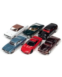Johnny Lightning Muscle Cars USA Set A - 6-Piece Diecast Car Collection - 1/64 Scale