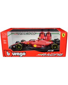 Bburago Ferrari F1-75 #55 Carlos Sainz 1/18 Scale Diecast Model Car