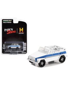 Greenlight 1974 Volkswagen Thing (Type 181) "Pawn Stars" - White with Blue Stripes, 1/64 Diecast