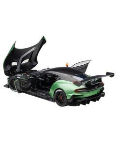 Autoart Aston Martin Vulcan - Apple Tree Green Metallic/Orange Accents, Carbon Top - 1/18 Scale